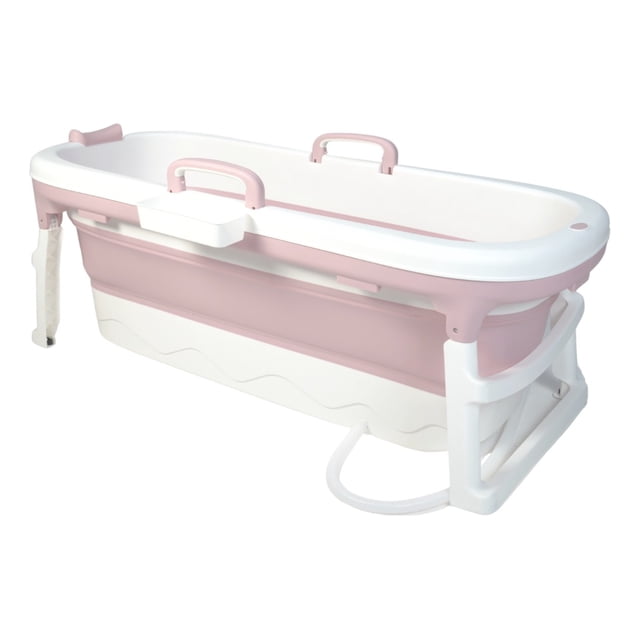 Tina Plegable Para Niños y Adultos Mediana Mima2 Spa En Casa Color Rosa
