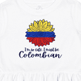 thumbnail image 4 of Inktastic I'm So Cute, I Must Be Colombian Sunflower Girls Toddler Dress, 4 of 5