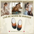 thumbnail image 7 of Kdxio Sunset Dancing Dolphin B Women's Men's Slippers Plush Slip-On House Slipper for Winter Indoor Soft Cushion Non-slip Fluffy Slides Slippers-11, 7 of 7