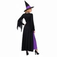 thumbnail image 3 of Women'S Halloween Witch Costume Dress, Black Long Sleeve Floor Length Cosplay Outfit, Vintage Role Play Uniform For Costume Parties, Stage Shows, Theme Events And Photo Sessions, 3 of 6