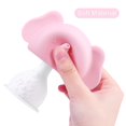 thumbnail image 1 of Rattle Teether Elephant Pink Food Silicona sin BPA, 1 of 1