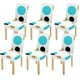 thumbnail image 1 of Funda protectora ABPHQTO para silla elástica con lunares dorados y purpurina clásica para comedor hotel boda fiesta juego de 6, 1 of 4