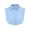 Solid-Blue, variant on Deago Fake Collar Detachable Dickey Collar Blouse Half Shirts Peter Pan Lace False Collars for Women Girls