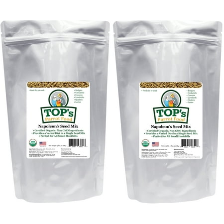 TOP's Parrot Food Organic Napoleon's Seed Mix 10 lb. Bundle