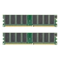 thumbnail image 2 of Composant Électronique 2Pcs Module de Mémoire de Bureau Entièrement Compatible Double Face 16Grain DDR 1GB 226Mhz PC2100, 2 of 8