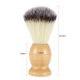 thumbnail image 2 of Cepillo de afeitar de barba Mango de madera de secado rápido Cirador de limpieza de bigote, 2 of 8