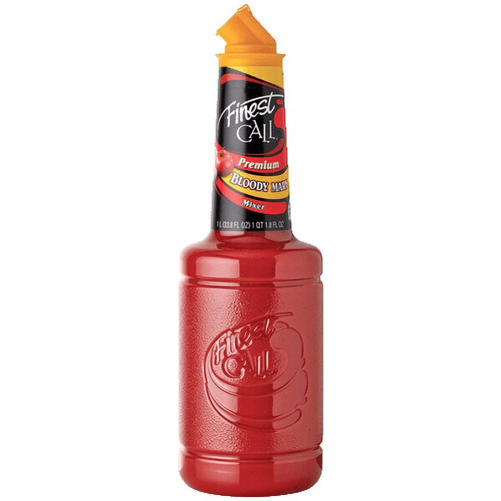 Finest Call Zesty Bloody Mary Mix, Spicy Tomato Juice, 1L, Gluten