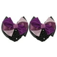 thumbnail image 1 of MasteelfCA 2 Pcs Filet à Cheveux Nœud Papillon Professionnel pour Femmes Chignon pour Hôtesse Employé de Banque, 1 of 7