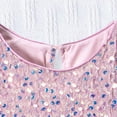 thumbnail image 4 of UAYOTSE Girls Sequin Dress A Line Sparkly Sleeveless Wedding Gown Party Dresses For Girls,Sizes 3-4 Years, 4 of 7