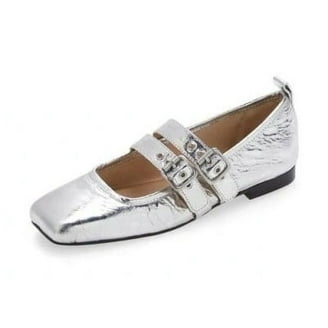 Dolce Vita Lexy Gold Distressed Leather Pointed Toe Kitten Heeled