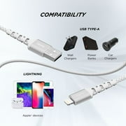 Ihome 6ft Durastrain Lightning Cable