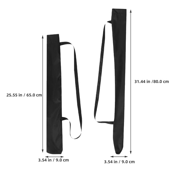 Masteelf 2pcs Single Strap Umbrella Case Reusable Umbrella Storage Bag Protective Sleeve for Straight Reverse Umbrellas Outdoor Rain Umbrella Cover