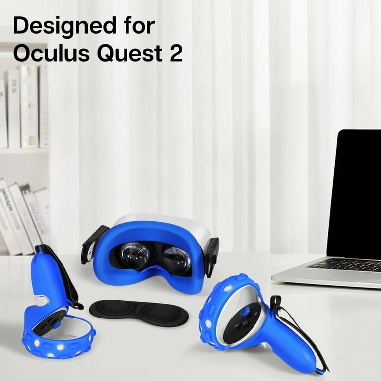  for Meta Quest 3 Accessories,Protective Cover Accessories for  Meta VR,Touch Controller Lengthening Grip Cover,Multi Colors Soft Shell  Skin,Controller Grips & Face Cover Replacement Set : Video Games