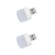 thumbnail image 4 of Lámpara de enchufe USB Kearding 2piezas Luz blanca, 4 of 6