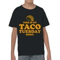 thumbnail image 2 of Taco Tuesday Enthusiast Youth's T-shirt, 2 of 3