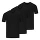 thumbnail image 1 of Camisetas para Hombre, 3 Piezas Casual Sólido Cuello en V Manga Corta Suéter Blusa Conjunto Hecho de Poliéster para Primavera Verano, Camisetas de Manga Corta para Hombre, 1 of 2