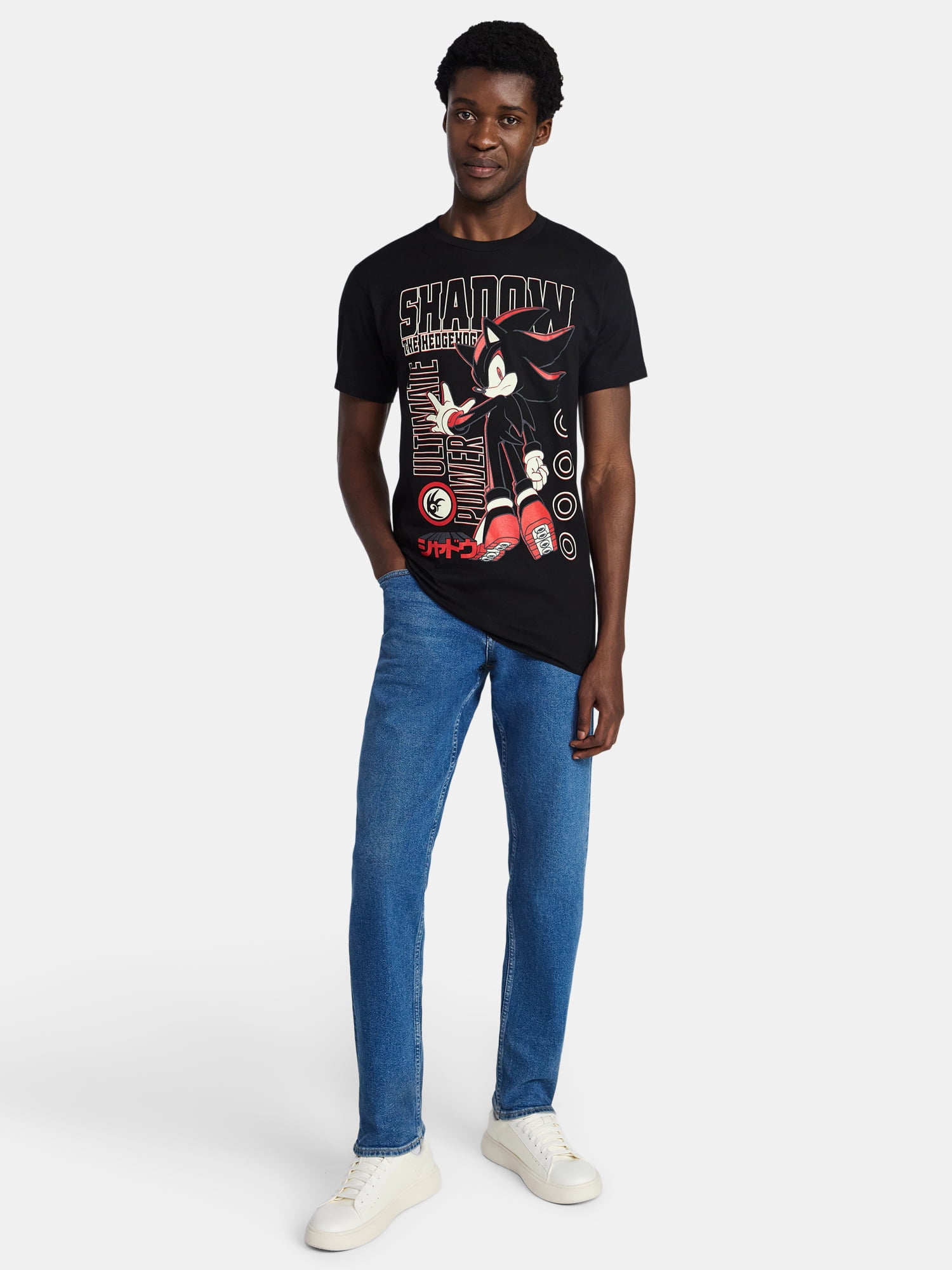 Sonic The Hedgehog Men's and Big Men's Cotton Graphic Tee, Sizes S-3XL