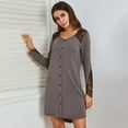 thumbnail image 4 of Pyjama Grande Taille pour Femmes avec Dentelle Unie, 4 of 7
