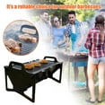 thumbnail image 2 of Shoreew Slot Grill Collapsible BBQ Grill Tool-Free Setup Portable Camping Grills for Camping Tailgating RV Outdoor Cooking, 2 of 7