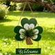 thumbnail image 4 of Decoraciones para el Día de San Patricio, Accesorios para el Día de San Patricio, Regalos para el Día de San Patricio, Placas de bienvenida con tréboles de madera para el Día de San Patricio, Letrero, 4 of 8
