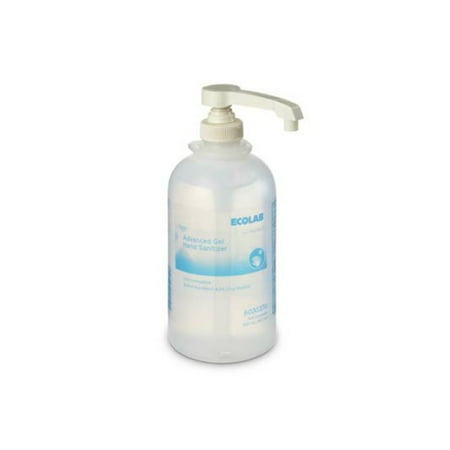 Ecolab Ethyl Alcohol Hand Sanitizer 540 mL Gel Pump Bottle, 6 Pack