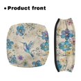 thumbnail image 2 of HELLHERO Happy New Year Blue Hummingbird and Floral Stretchable Material Walker Seat Covers Rollator Walker Cover with Stain Proof Protection Covers Neighborhoods and Outdoors Independence Day, 2 of 7