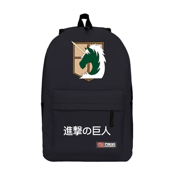 Mochila Anime School Attack on Titan para niños