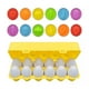 thumbnail image 1 of Juego Educativo Para Niños, Juguete Didáctico Huevos Colores amarillo, 1 of 5