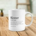 thumbnail image 3 of Sister Definition Mug, Ceramic Sister Gifts For Women, Birthday & Christmas, 11oz Double Side Printed Tea & Coffee Cup, 3 of 4