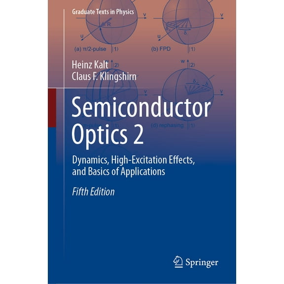 Graduate Texts in Physics Semiconductor Optics 2: Dynamics, High-Excitation Effects, and Basics of Applications, (Hardcover)