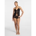 thumbnail image 2 of No Boundaries Lace Flyaway Cami Top, Women's XS-XXXL, 2 of 5
