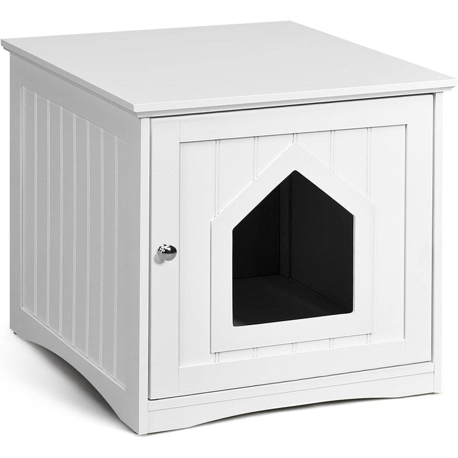 Bilot Cat Litter Box Enclosure, Hidden Litter Box Furniture, Home Decorative Enclosed Cat House