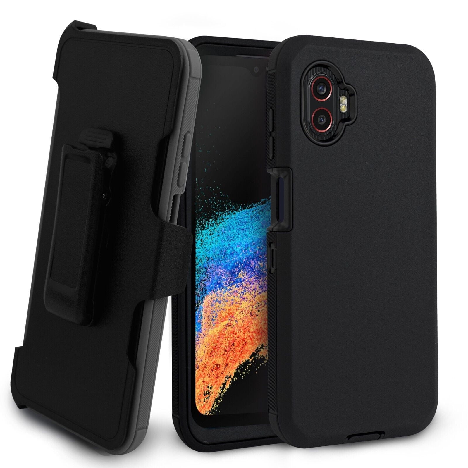 For Samsung Xcover 6 Pro X Cover 6 Pro Defender Case Armor Belt Clip