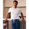thumbnail image 6 of Real Essentials 3 Pack: Men's Cotton 9" French Terry Casual Lounge Sweat Shorts with Pockets (Available In Big & Tall), 6 of 7