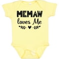 thumbnail image 3 of Inktastic My Memaw Loves Me Boys or Girls Baby Bodysuit, 3 of 5