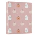 thumbnail image 2 of Pink Cartoon Ghosts and Pumpkins 3 Ring Hardcover Binders 1.5in Round Rings for Letter-Size Folder Paper Organizer Pockets for Office Student Recipe, 2 of 9