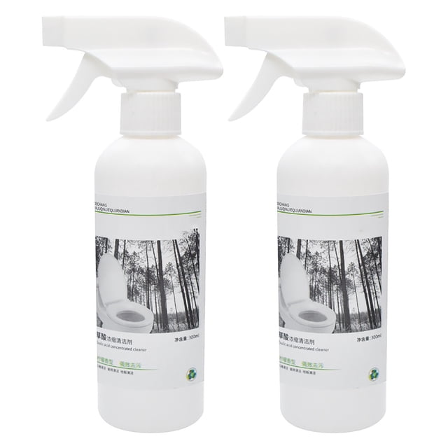 Limpiadores domésticos, detergente concentrado oxálico para azulejos de inodoro, con limpieza potente y eliminación de álcalis, sarro y orina, 300 ml.