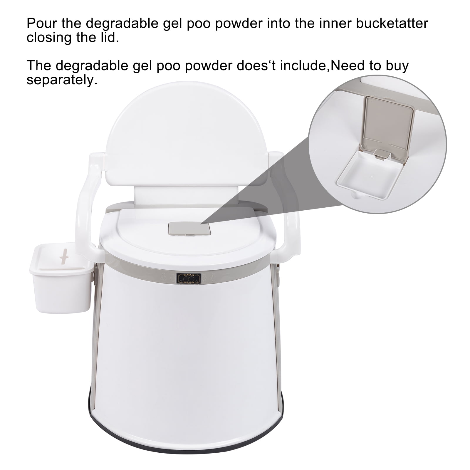 Outdoor Toilet, Portable Travel Toilet for Camping, Hiking Toilet, Fishing Toilet