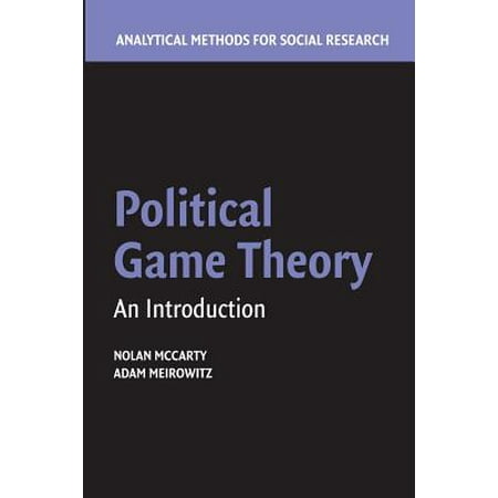 Political Game Theory An Introduction Walmart Com