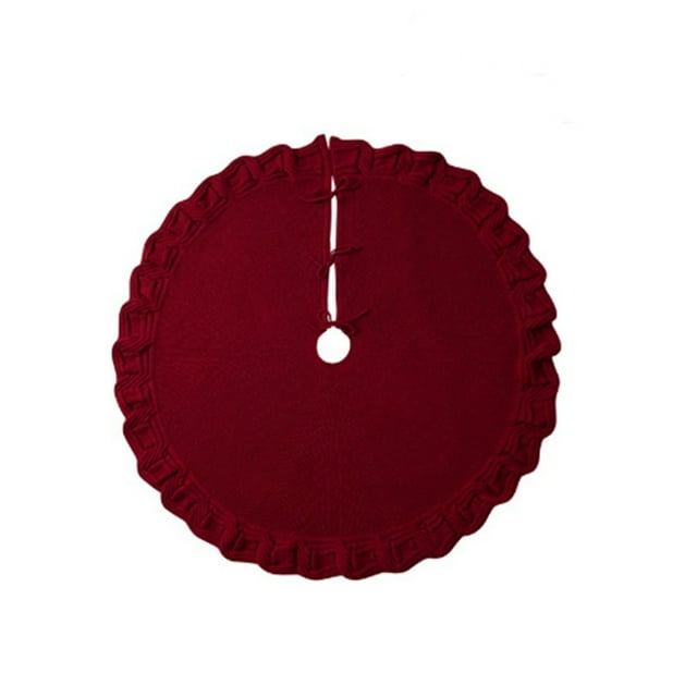 Festive Christmas Party Skirt Decorative Home Celebration Holiday Seasonal Table Covering for Event
