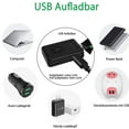 thumbnail image 4 of 2 Pcs Bracelet LED USB Rechargeable Bande Réfléchissante Réglable Brassards Lumineux pour Jogging Extérieur Course Cyclisme Sports, 4 of 5