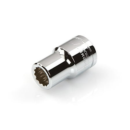 

12 Point 1/2 Drive x 7/16 Shallow Socket Premium Vanadium Steel TEKTON 14212