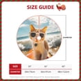 thumbnail image 2 of Lukts Surfing Cat Sun Print Color Life Christmas Tree Skirt, Winter Holiday Tree Mat Decoration ,Can be Used as A Shawl-30", 2 of 6