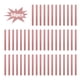 thumbnail image 3 of Palitos de paleta reutilizables, 50 unidades de palitos de paleta acrílicos, palitos de paleta, rendimiento confiable, 3 of 8