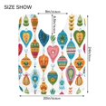 thumbnail image 2 of U-Shaped Toilet Mat Plush Bathroom Rug Mat Non Slip Bathroom Mats Colorful Christmas Ornaments, 2 of 5