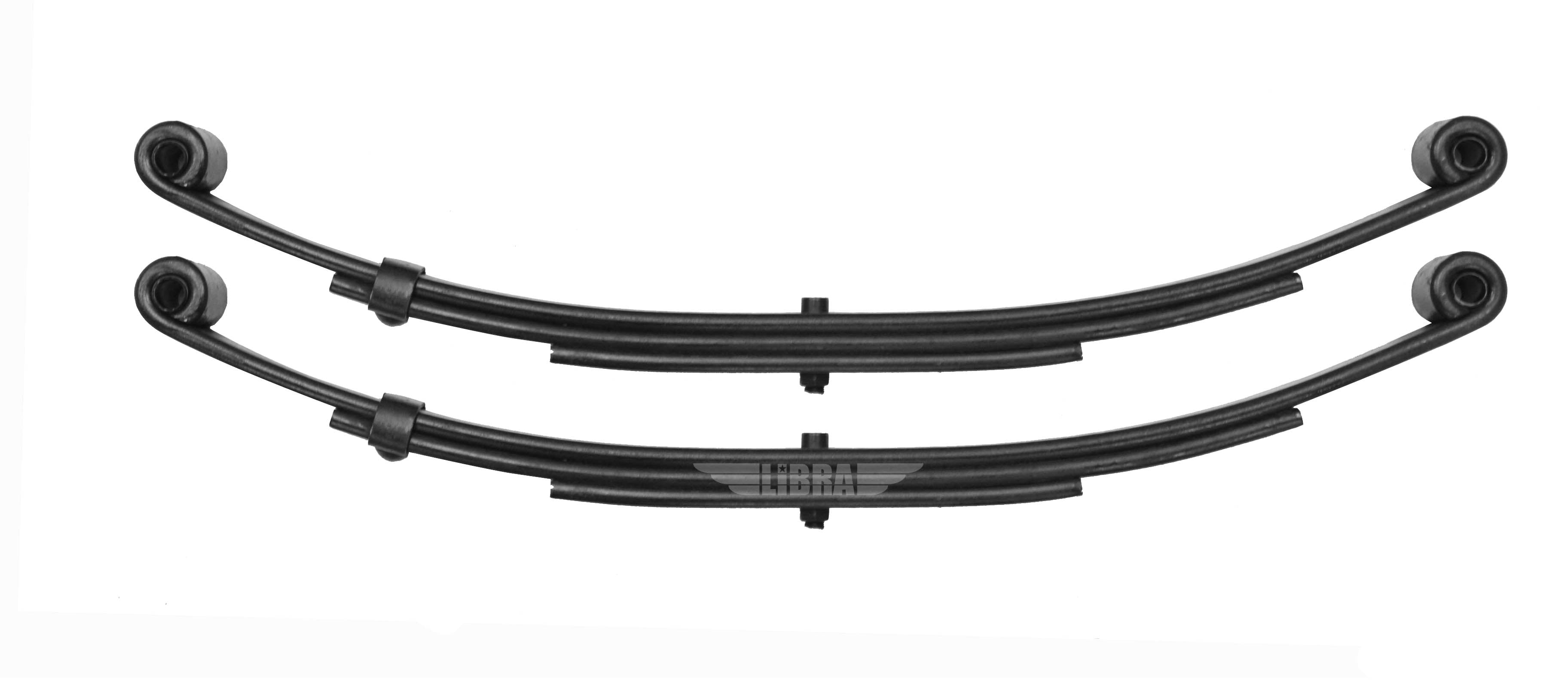 LIBRA Trailer Leaf Spring 3 Leaf Double Eye 1250lbs Cap for 2500lbs