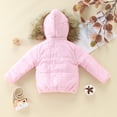 thumbnail image 4 of Gerichy Toddler Kids Baby Boys Girls Padded Snowsuit Winter Clothes Hooded Jacket Coat Outerwear Warm Outwear Coat Jacket Clothes Snowsuit Outerwear Kids Hooded Winter Girls Boys Padded Coat&jacket, 4 of 7