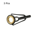thumbnail image 3 of Uxcell 2.2mm Tube Dia Fishing Rod Tips Repair Kit Stainless Steel Ring Guide 3 Pack, 3 of 5