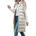 thumbnail image 5 of iOPQO Puffer Vest Womens Long Puffer Vest Zip Jacket Women Parkas for Women Hooded Vest Women Warm Clothes for Women Winter Outfits for Women White 4XL, 5 of 9