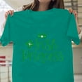 thumbnail image 2 of Aayomet St Patrick's Day Ladies Tops And Blouses Womens Tops Dressy Casual Fall Cute Tops Turtleneck Business White T Shirts,Green S, 2 of 2